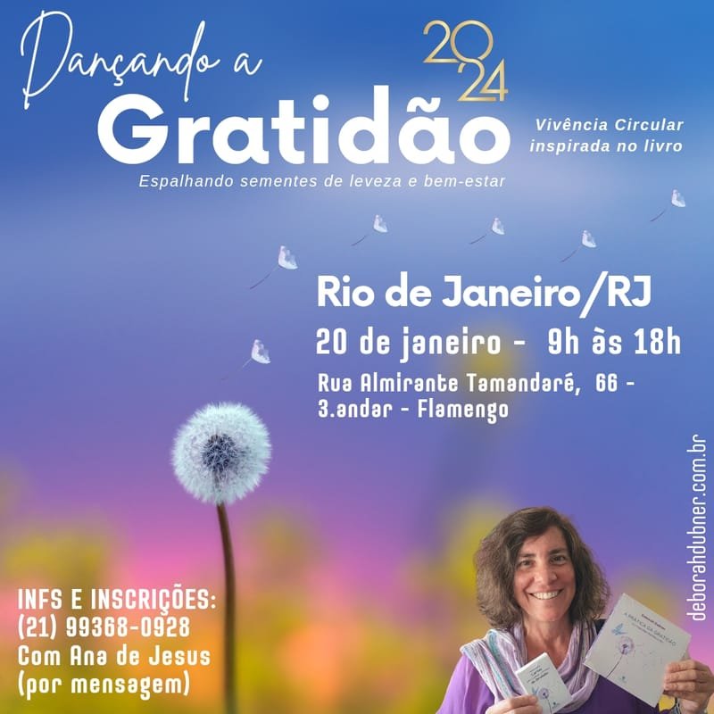 DANÇANDO A GRATIDÃO NO RIO DE JANEIRO