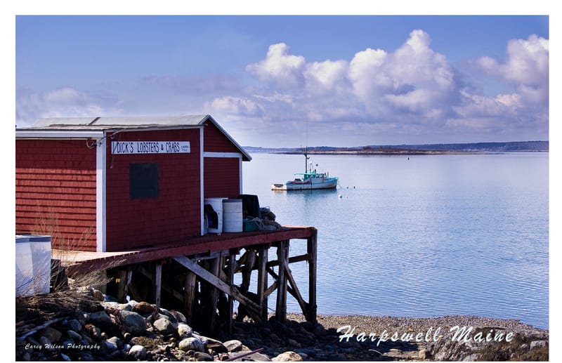 A Lobster Shack in Harpswell Maine