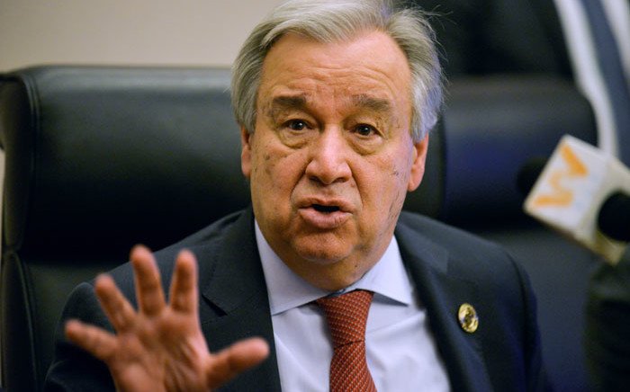 UN Secretary-General António Guterres calls for peace on the situation in Ukraine.