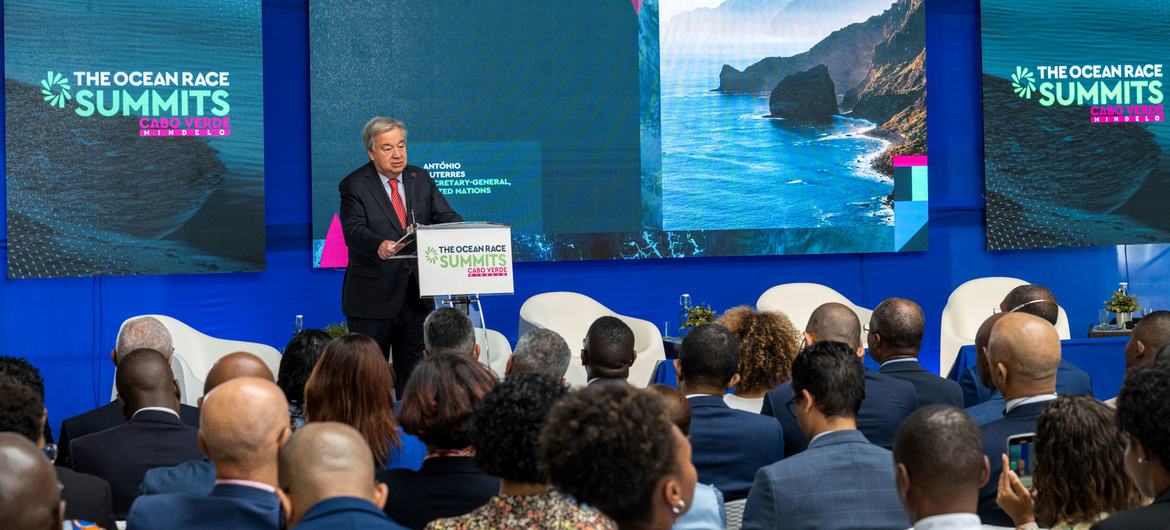Let’s all become the champions the ocean needs’ – UN chief Guterres.