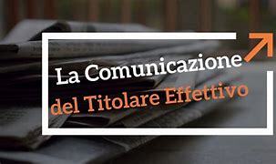 Obbligo di comunicazione del titolare effettivo al Registro delle imprese