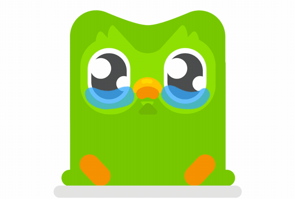 The Duolingo owl isn't that psychopathic killer the internet has turned him into