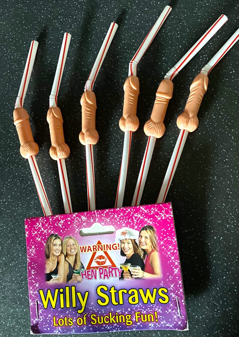 Willy Shaped Drinking Straws to Smellies and Soap