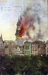 Brand Hauptkirche in Hamburg