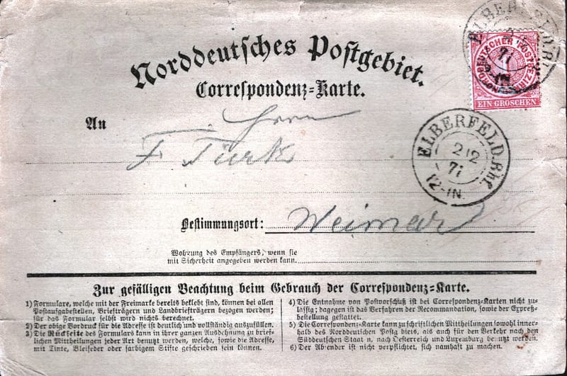 Die Geschichte Der Post- Und Ansichtskarte - Postkarten-archiv.de