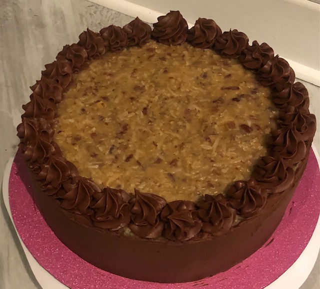 German Chocolate Cake $40