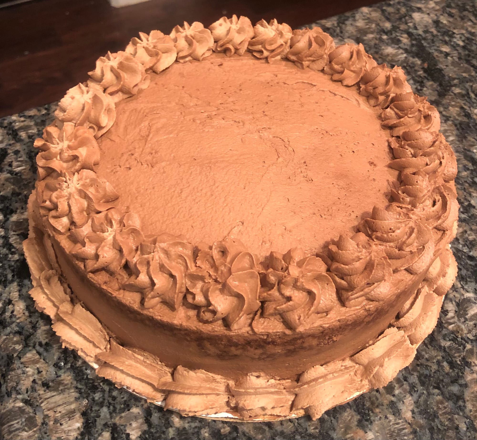 2 Layer Sugar-Free & Gluten Free Chocolate Cake