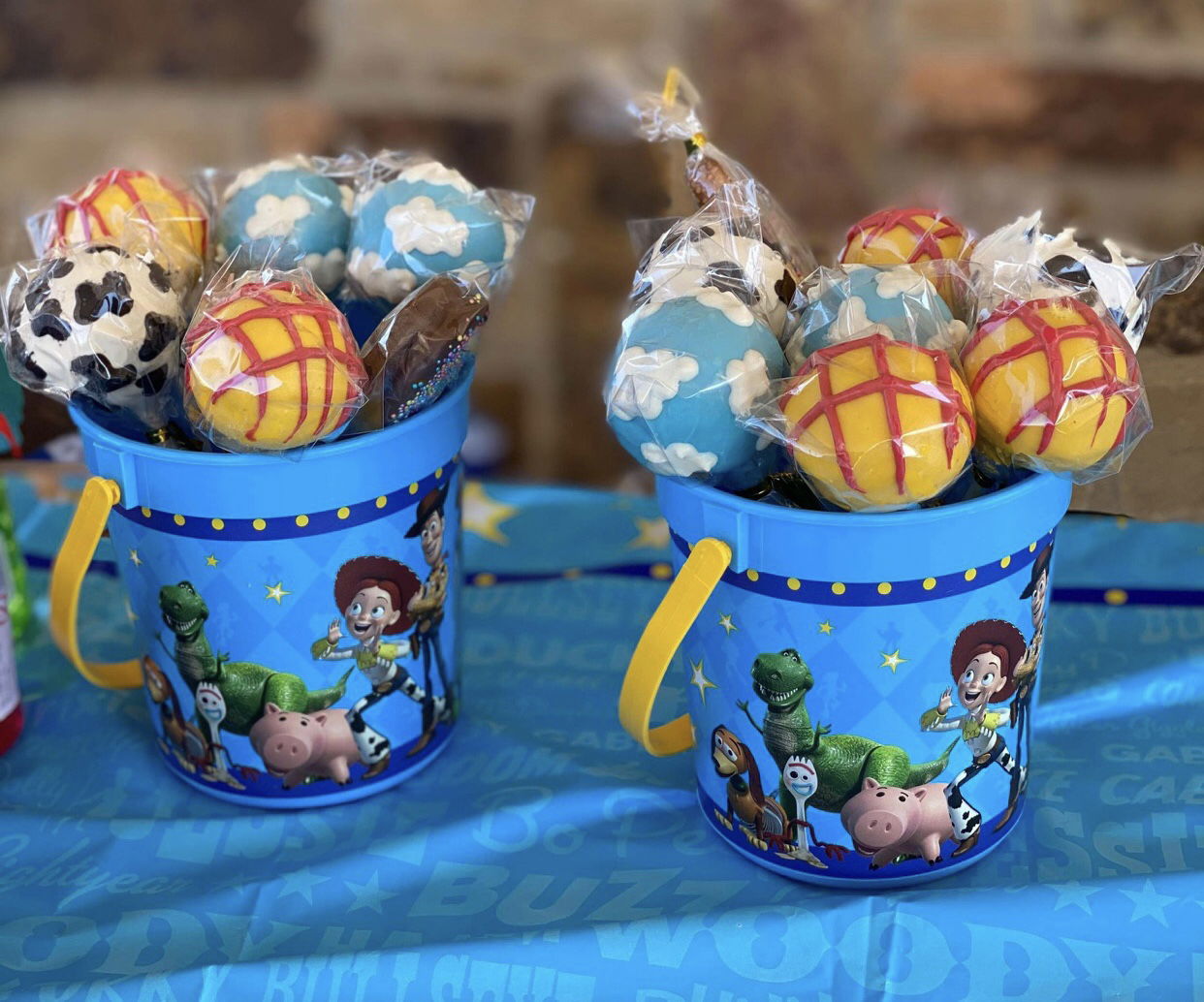 Toy Story Cake Pops