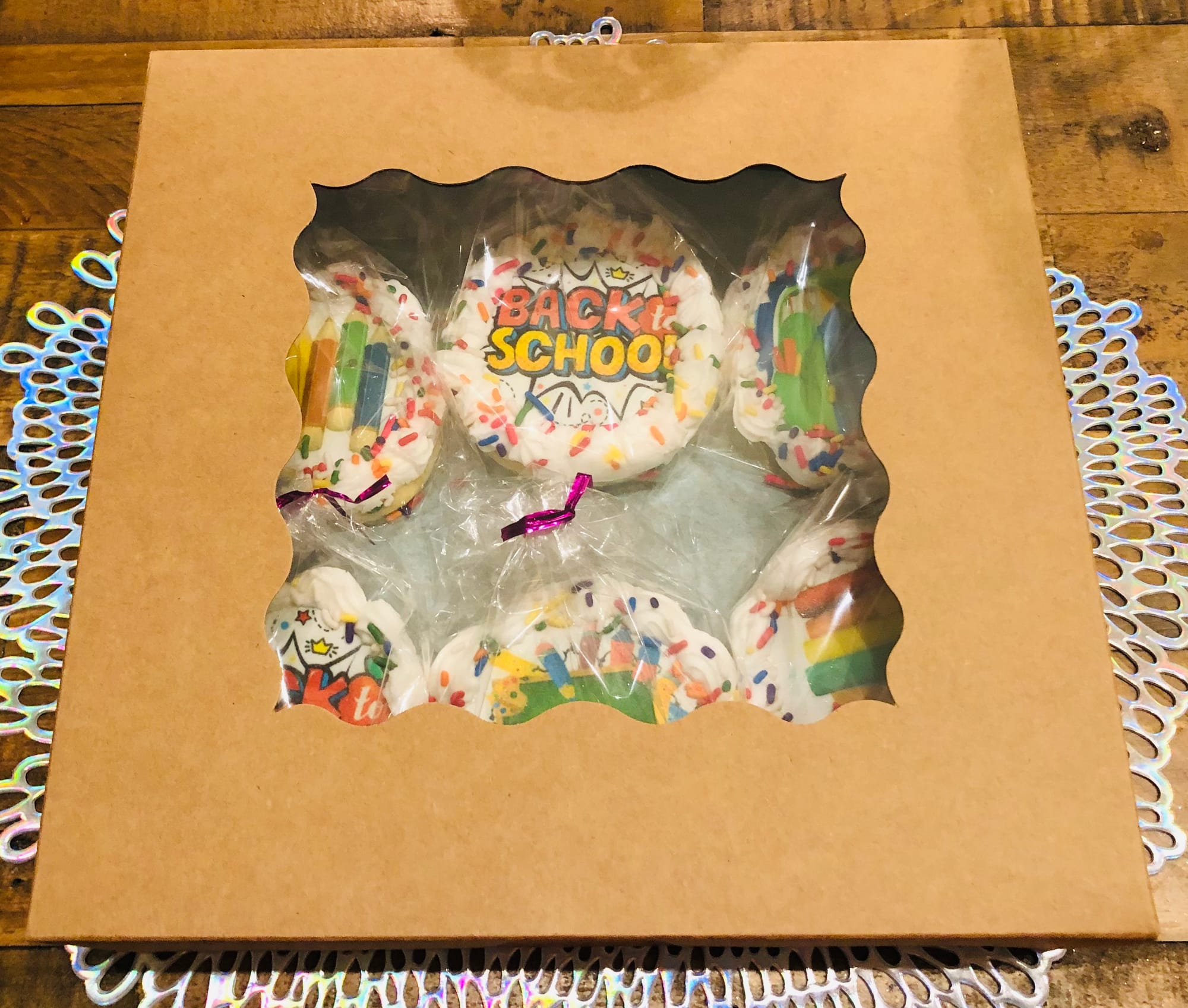 Back To School Sugar Cookies Gift Box