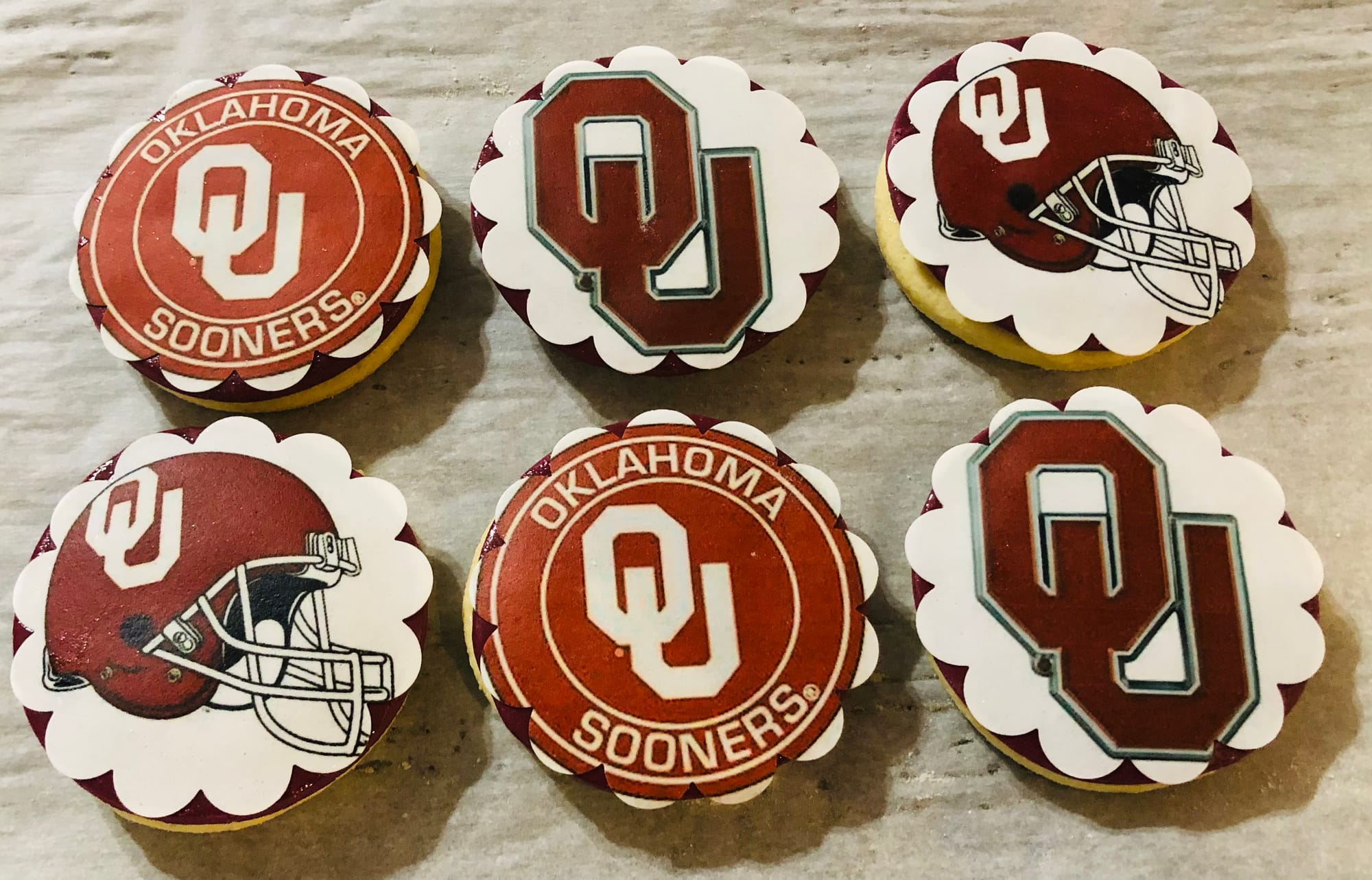 Oklahoma Sooners Sugar Cookies