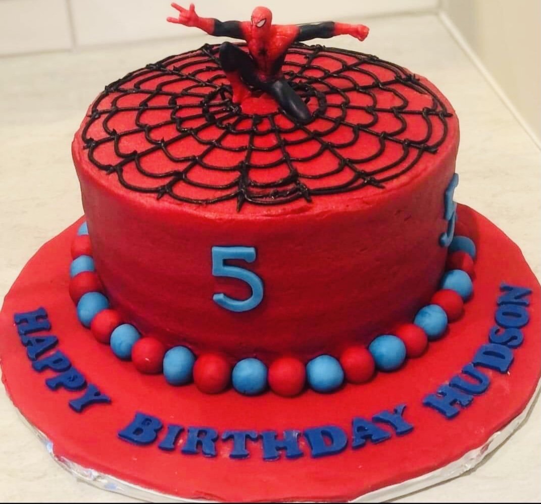 Order Spider Man Chocolate Cake Online From Sweet Treats,Kolkata