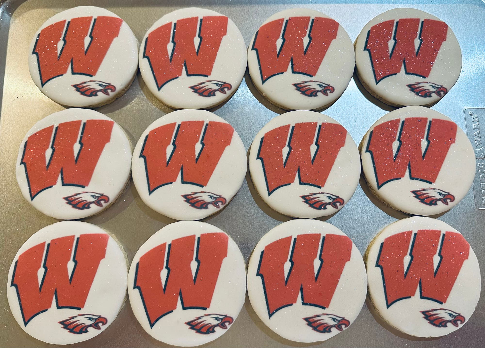Westmoreland Eagles Royal Icing Sugar Cookies with Images