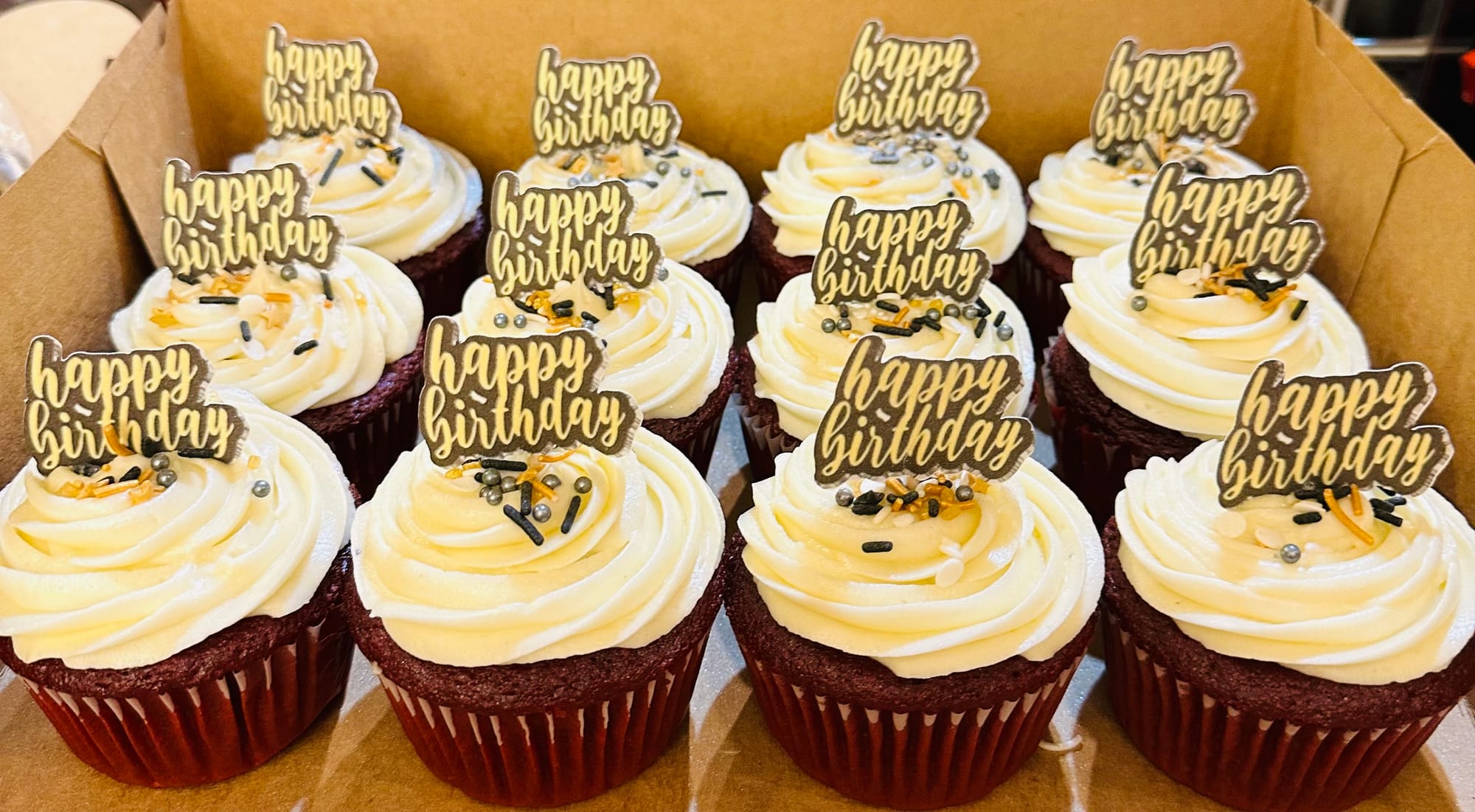 Red Velvet Cupcakes with Cream Cheese Frosting