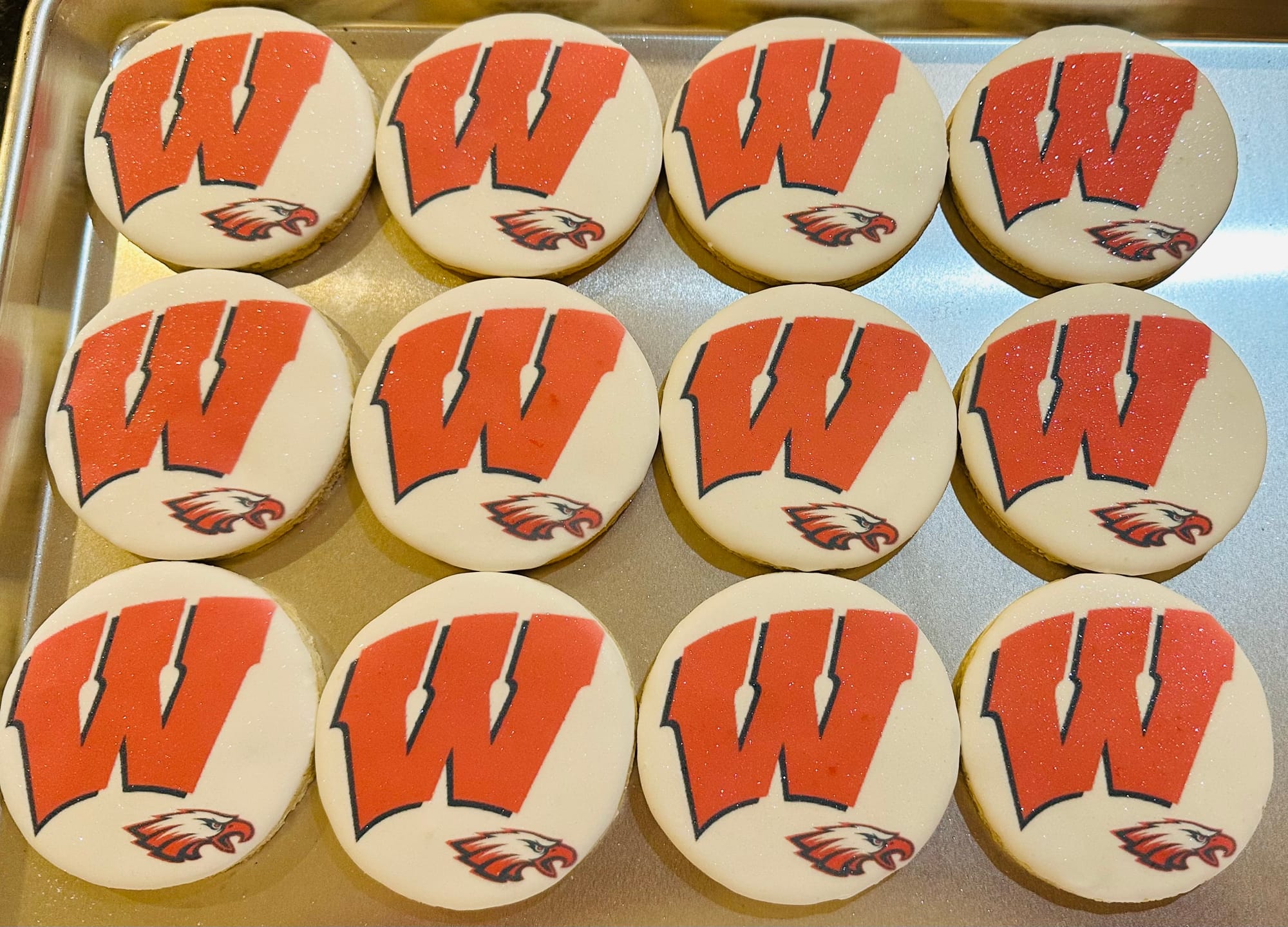 Westmoreland Eagles Logo Cookies Cabbit Cakes