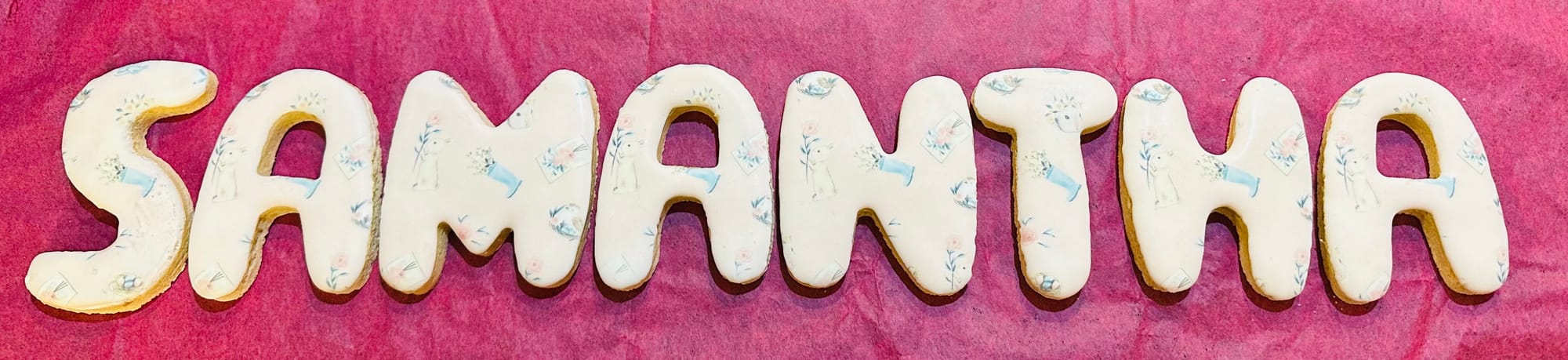 Easter Name Cookies