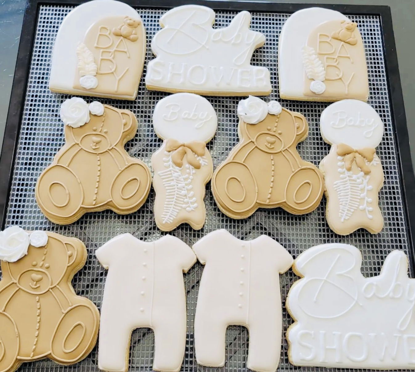 Baby Shower We Can Bearly Wait Royal Icing Sugar Cookies with Images