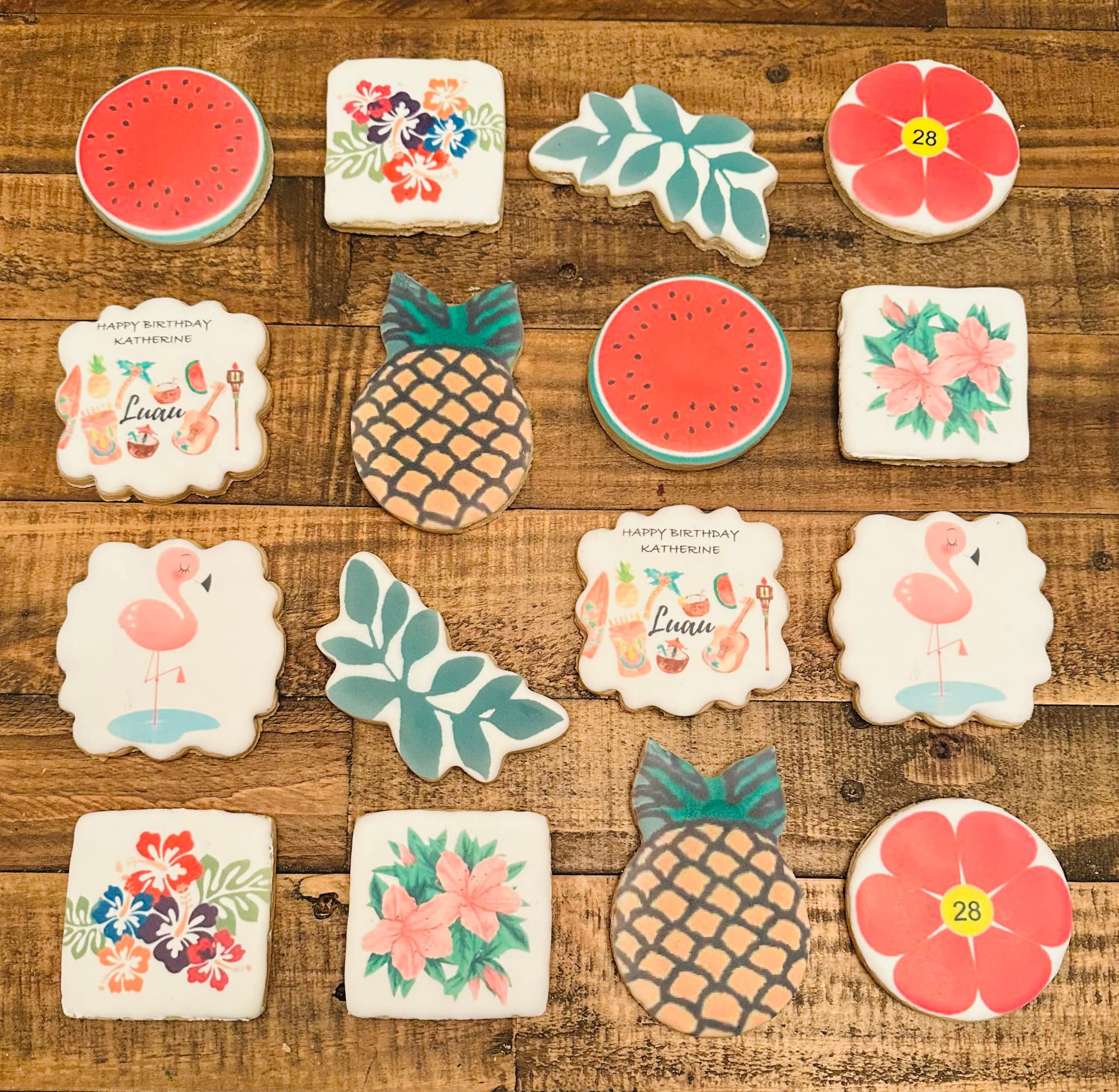 Royal Icing Hawaiian Luau Sugar Cookies With Images