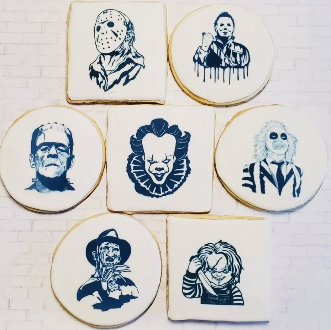 Halloween Royal Icing Sugar Cookies with Images