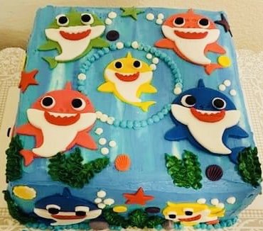 Baby Shark Cake – Baked by Bri