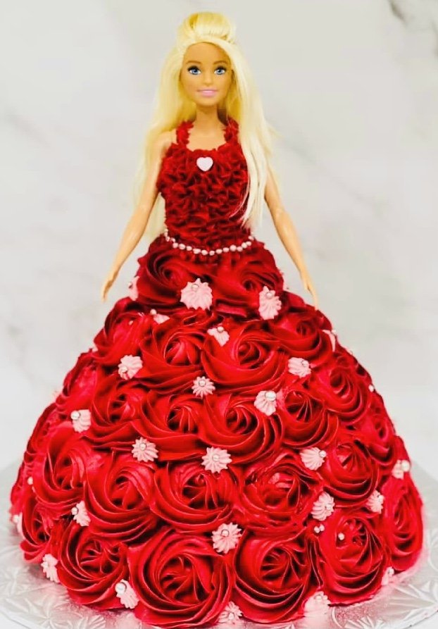 Beautiful Barbie Buttercream Cake – Miss Cake
