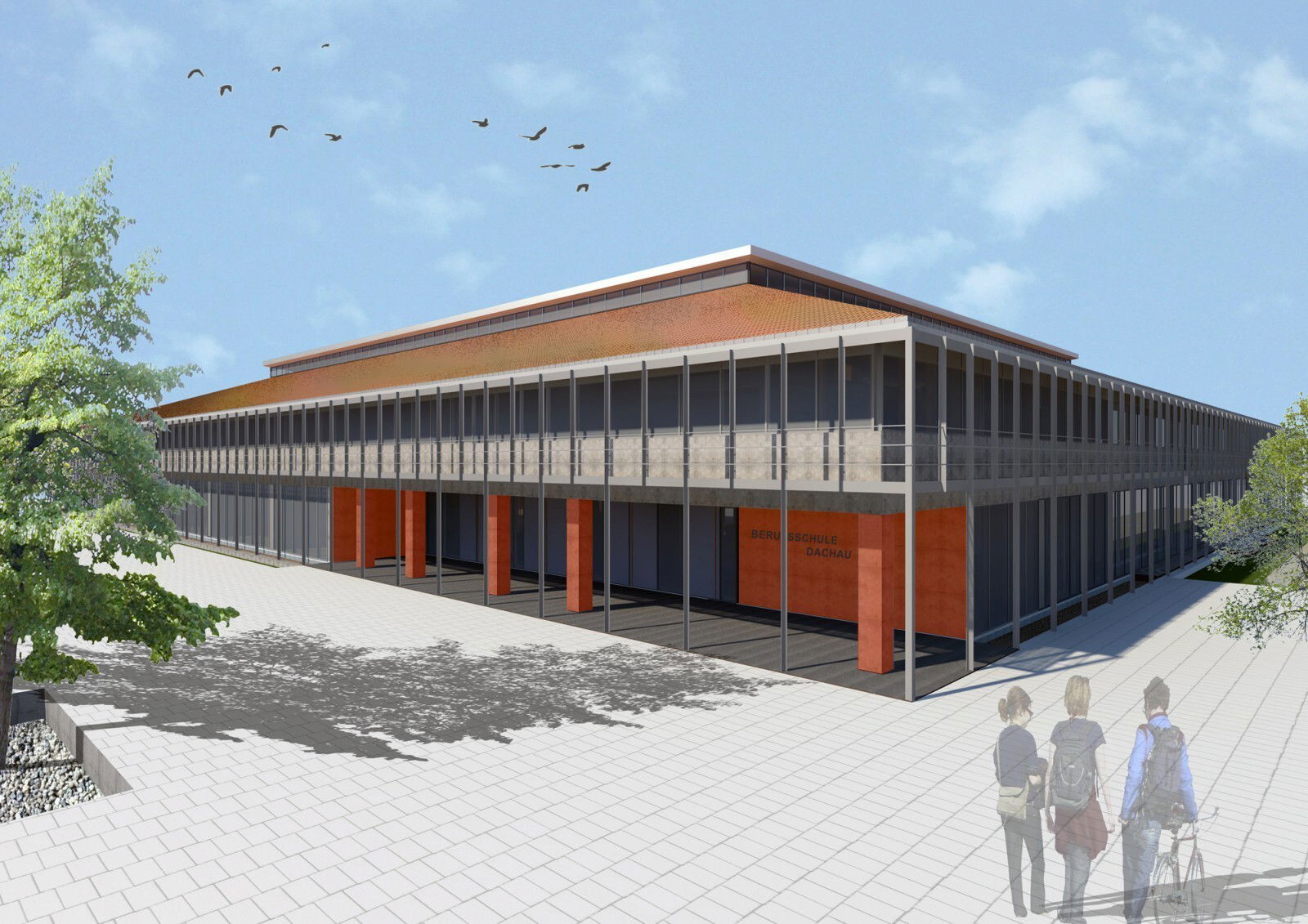 Sanierung und Neubau Berufsschule Dachau