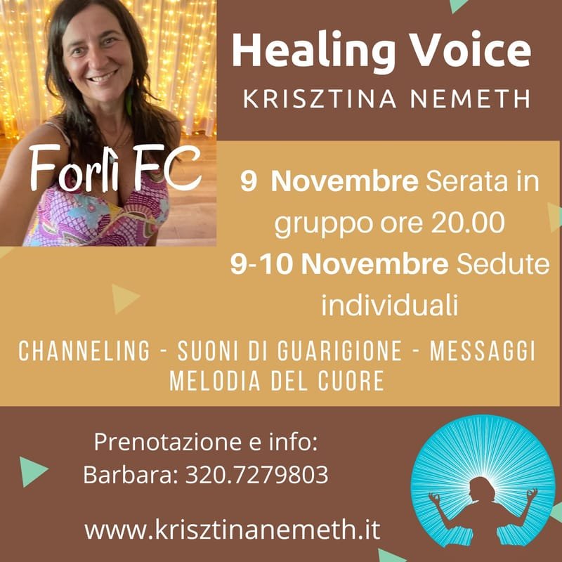 Healing Voice a Forlì in italiano