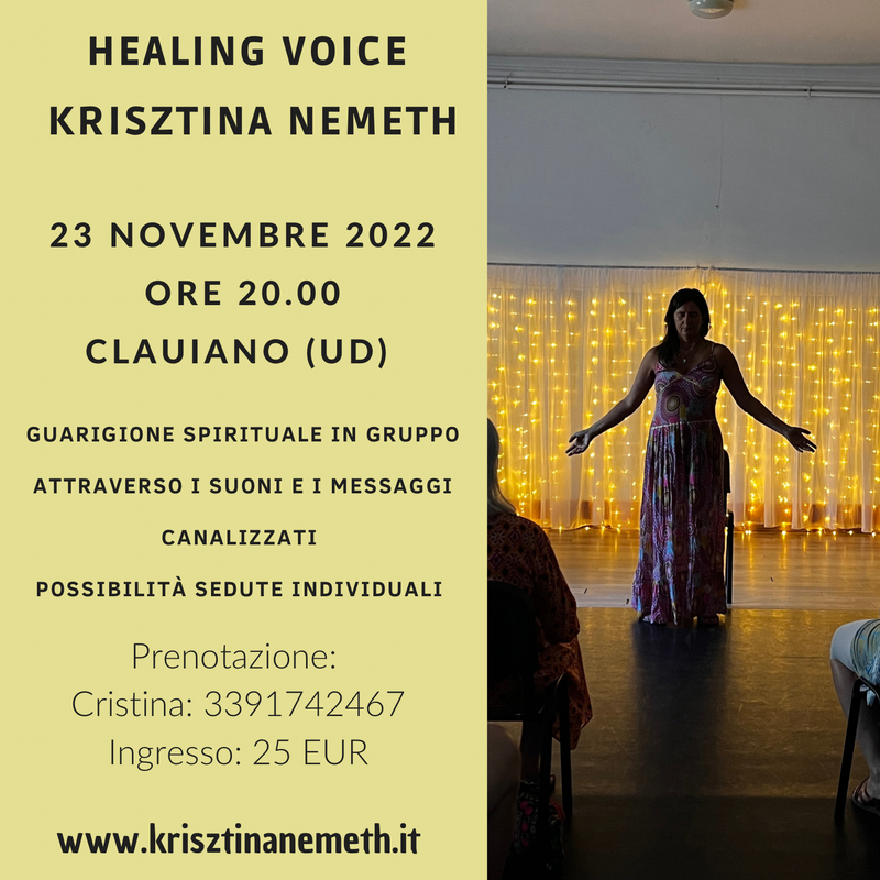 Healing Voice a Clauiano (UD) in italiano