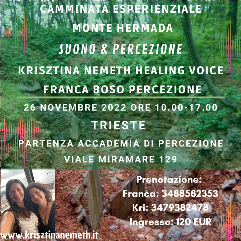 Camminata esperienziale Monte Hermada TS(I) in italiano