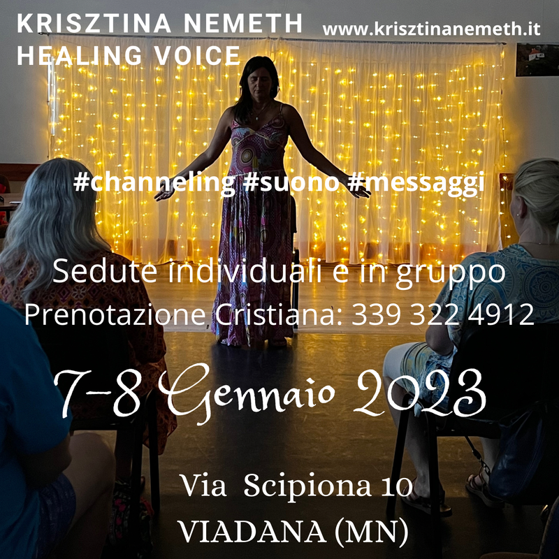 Healing Voice a Salina di VIADANA (MN) I in italiano