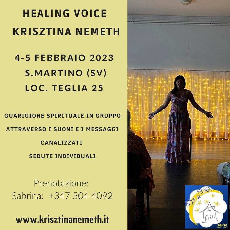 Healing Voice a S. Martino (SV) in italiano