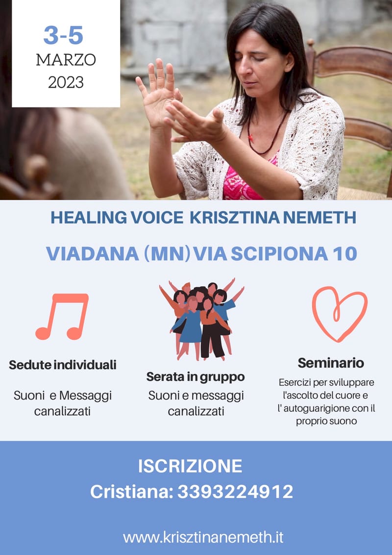 Healing Voice a Viadana MN in italiano