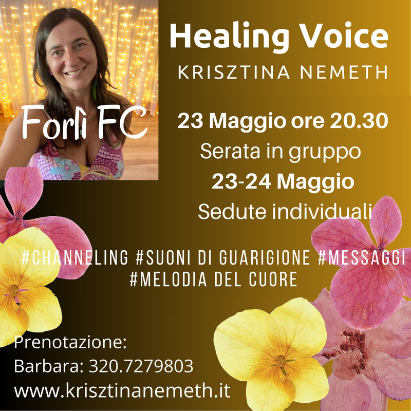 Healing Voice a Forli I in italiano