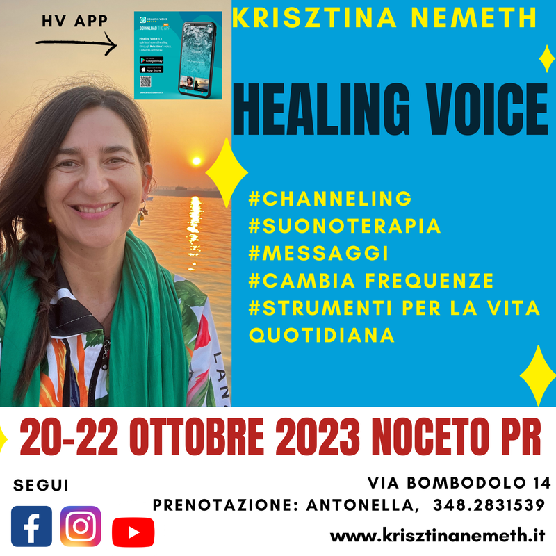 Healing Voice a NOCETO PR in italiano