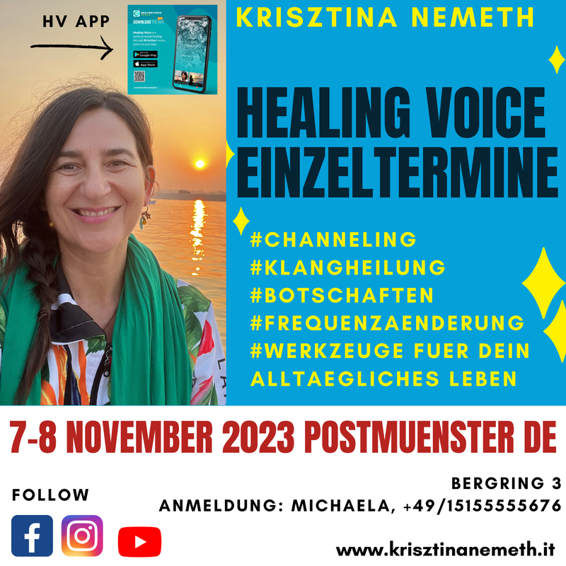 Healing Voice in Postmuenster DE auf deutsch