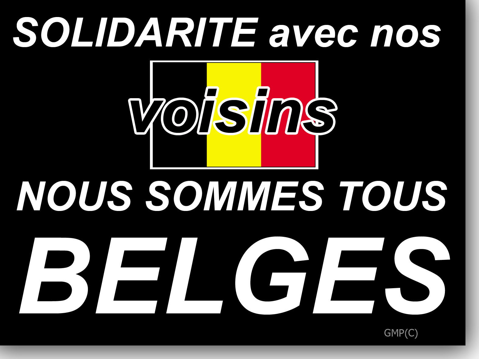Restons solidaires entre concitoyens Belge ( merci aux bénévoles face aux inondations 2021)