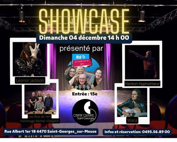 LES RENDEZ-VOUS DE SYLVIE - Showcase Dimanche 04 décembre 2022 au Centre Culturel de Saint-Georges-sur-Meuse