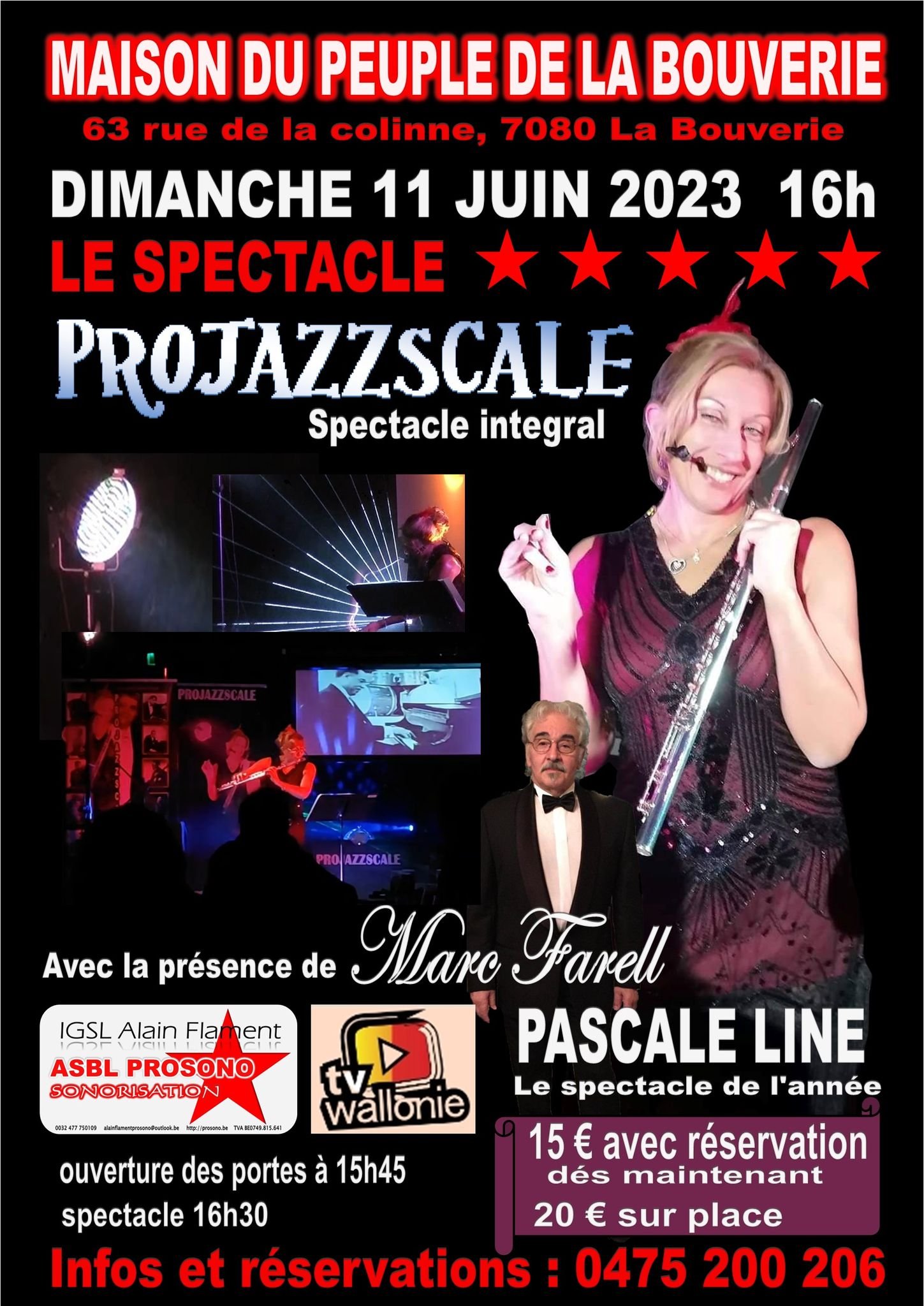 Pascale LINE en spectacle "PROJAZZSCALE " le 11 juin 2023 à 16h00