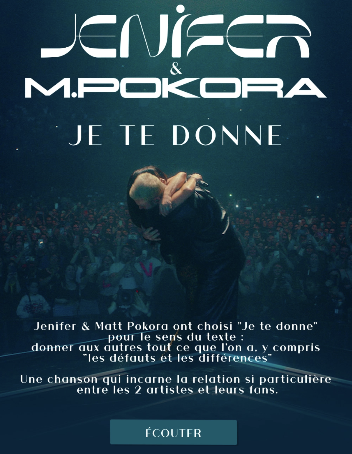 JENIFERr & M.POKORA EN CONCERT EN BELGIQUE