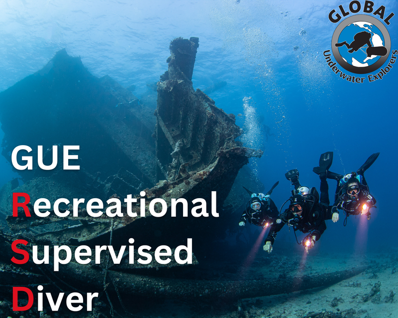 GUE Recreational Supervised Diver