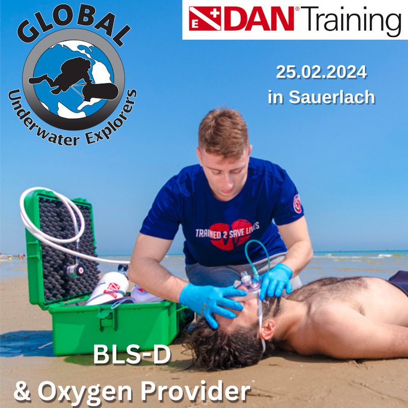GUE / DAN  BLS-D & Oxygen Provider
