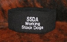 $10.00 SSDA Branded 'Working Stock Dogs' Embroidered Headband