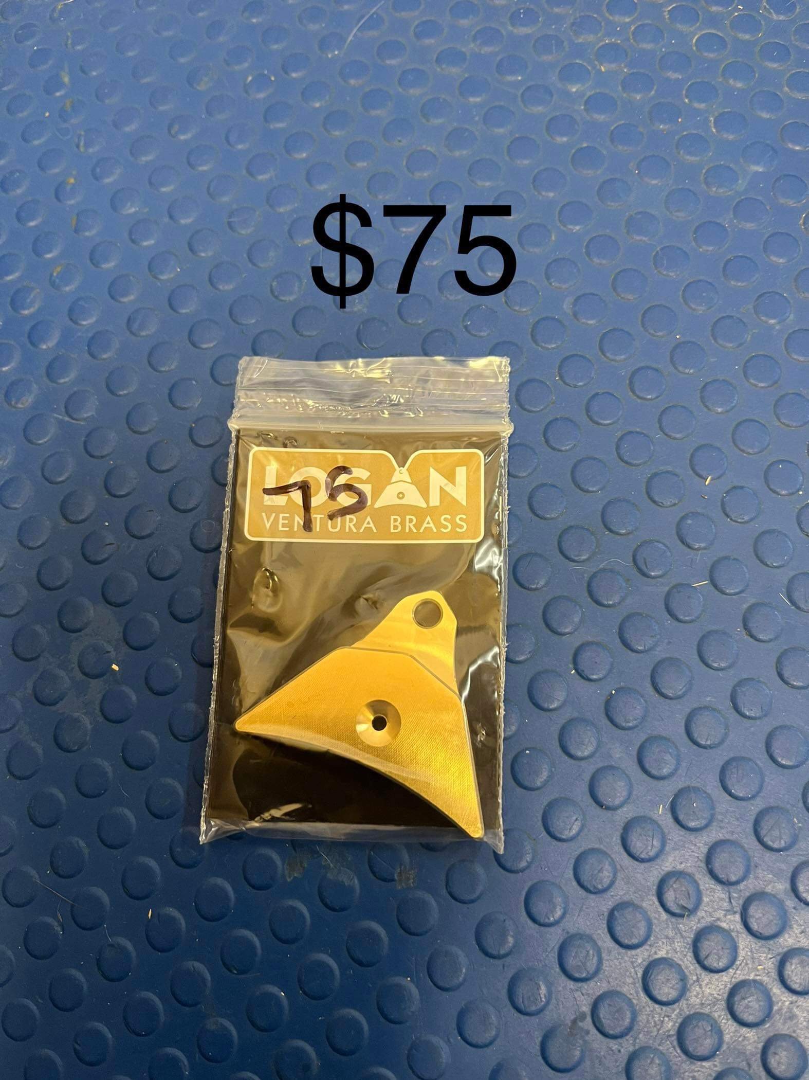 $75.00 Logan Ventura Brass Whistle