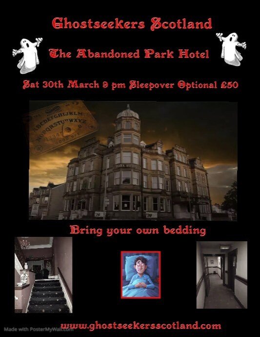 Paranormal Sleepover in the Abandoned Park Hotel