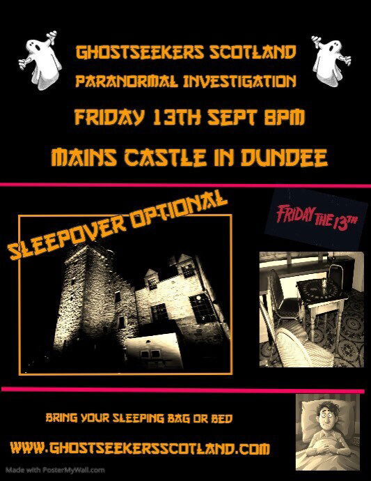 Fri 13th Sleepover in Mains Castle