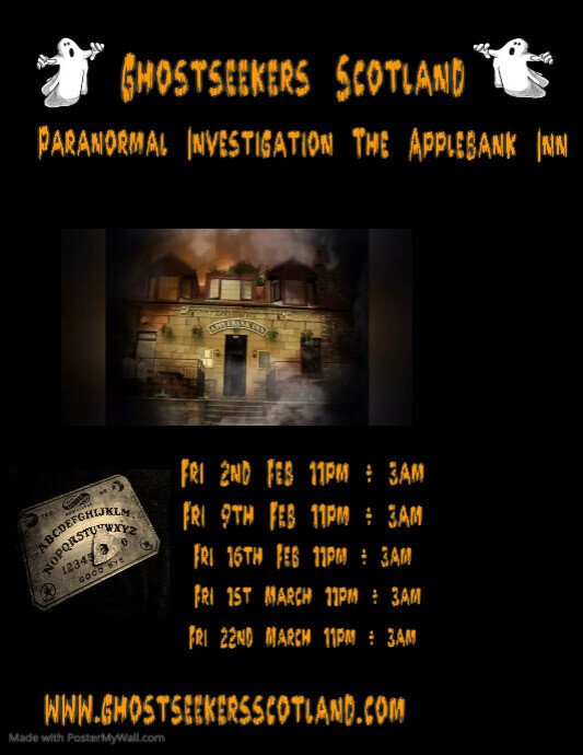 Paranormal investigation in the Applebank Inn Larkhall