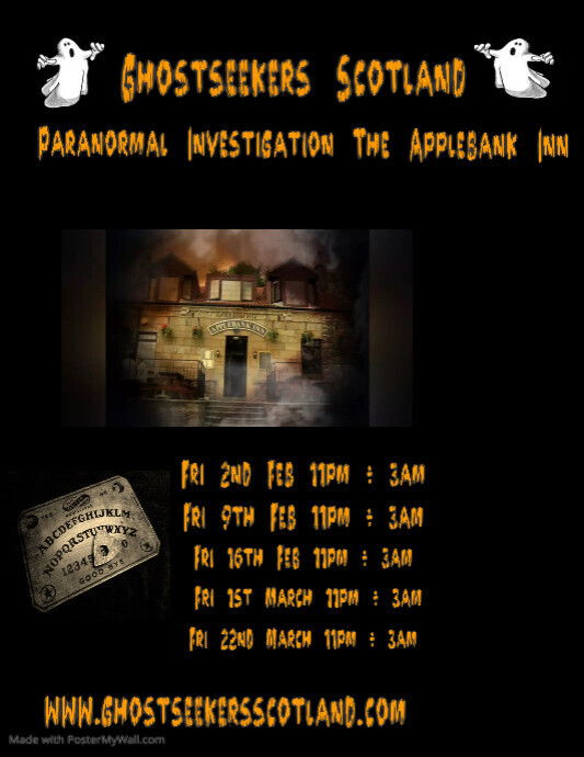 Paranormal investigation in the Applebank larkhall