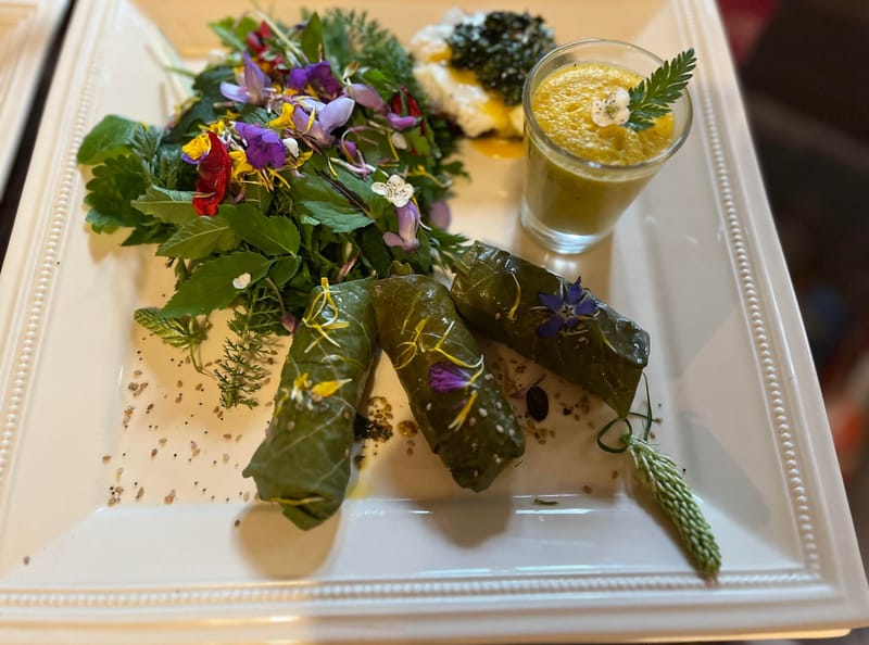 Cuisine raffinée sauvage au feu de bois !