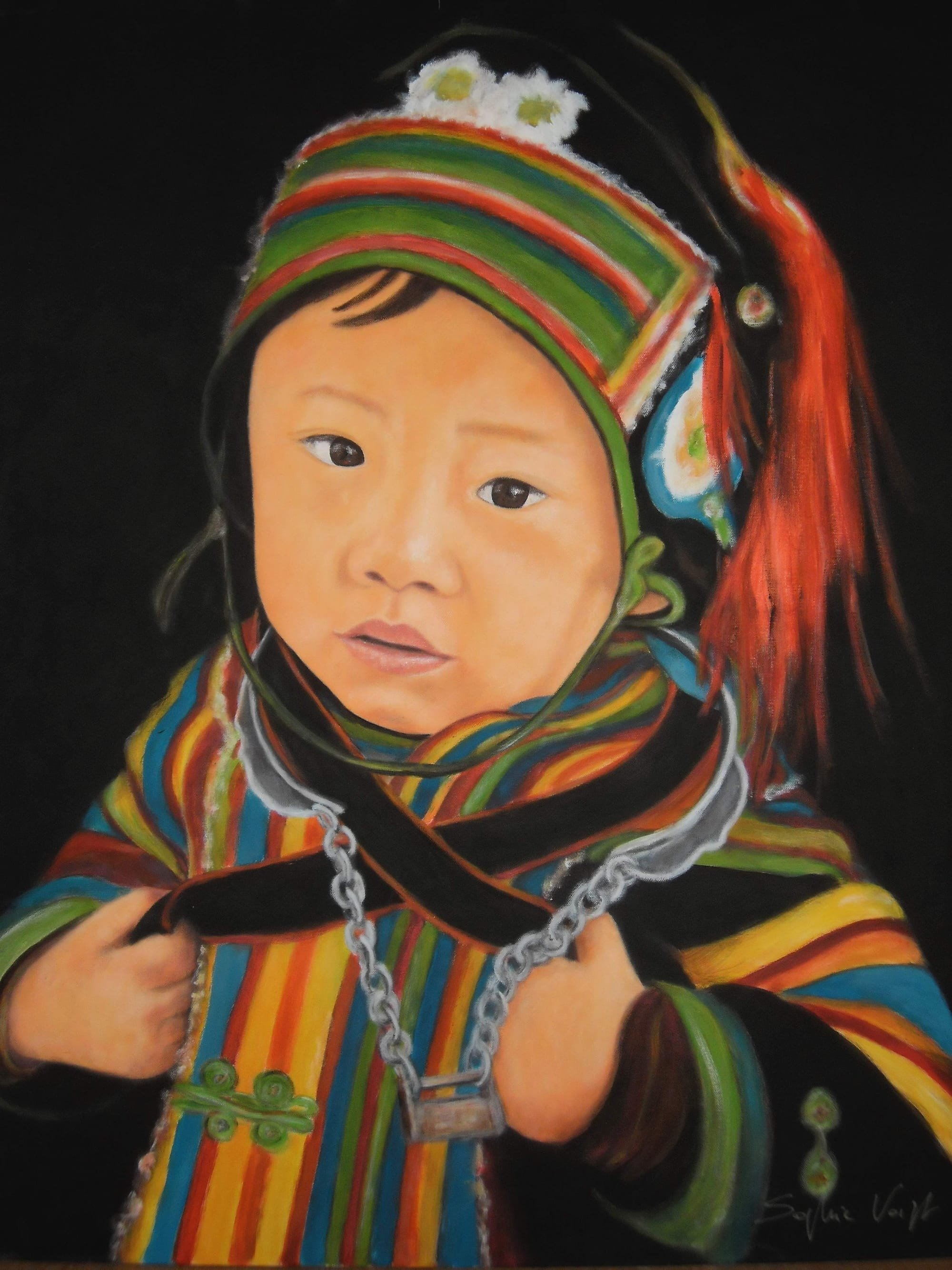 Enfant mongol-100x80-2010