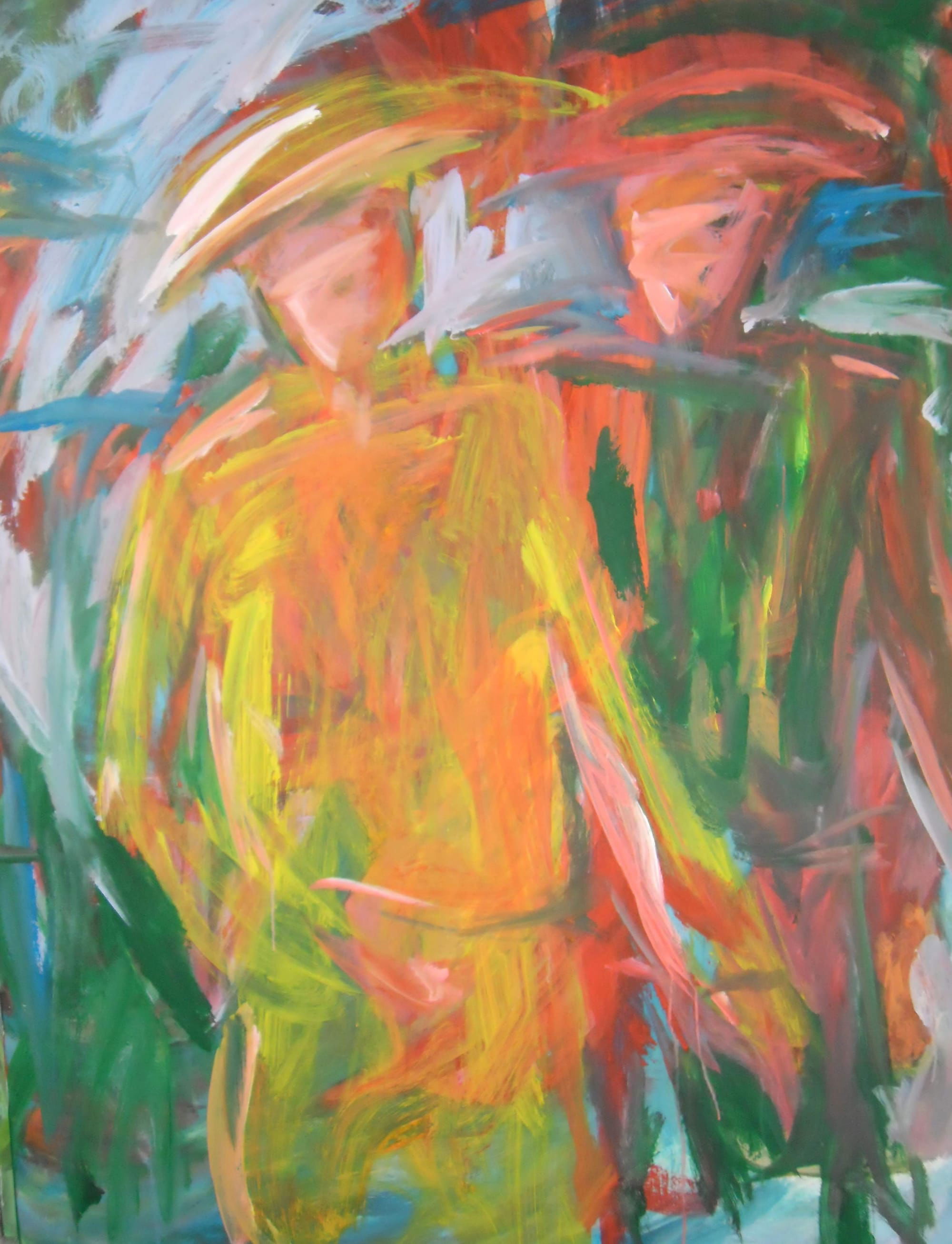 Attends! | 2011 | Acryl auf Leinwand | 160 x 120 cm