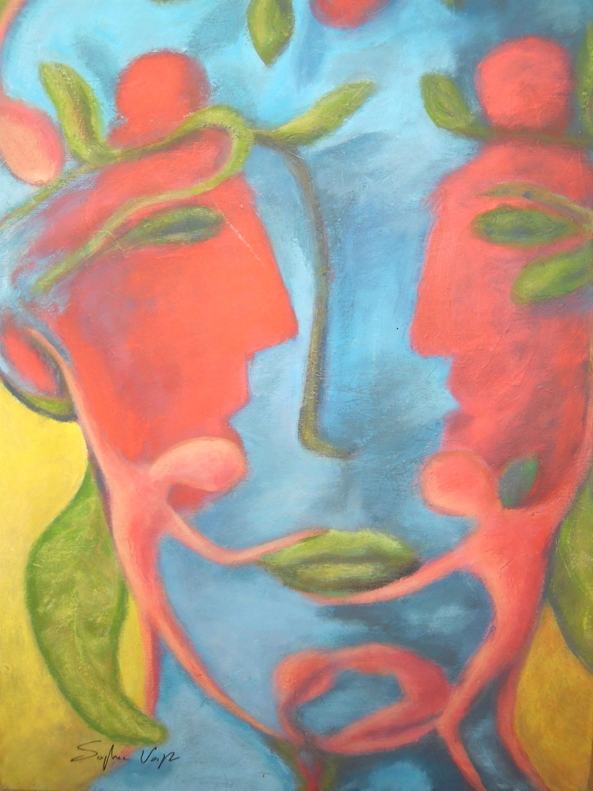 Face habitée - 60x80 - 2014